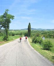 The open road - cycling in Tuscany!